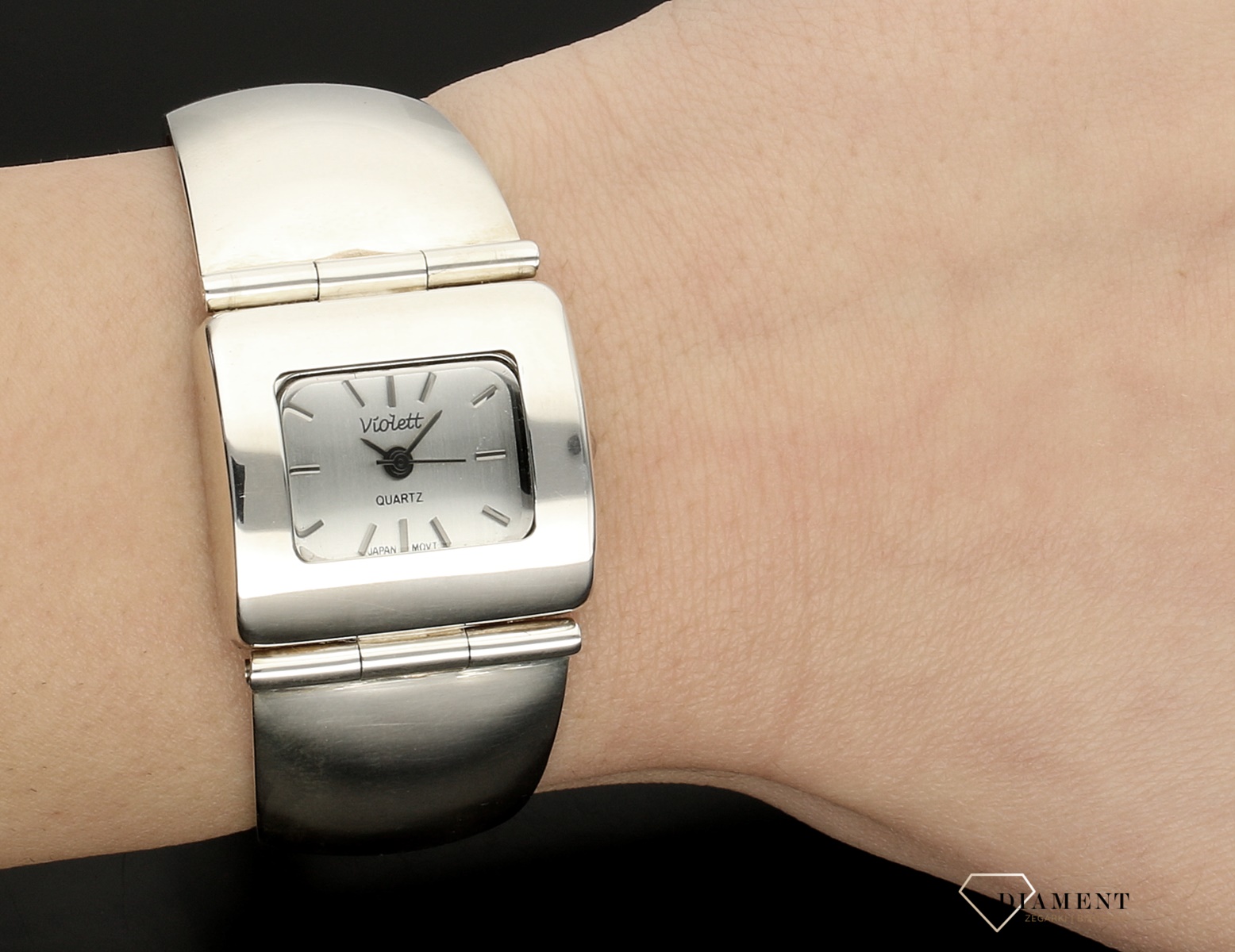 Damski zegarek srebrny marki VIOLETT PO2 AG 925 (1).jpg